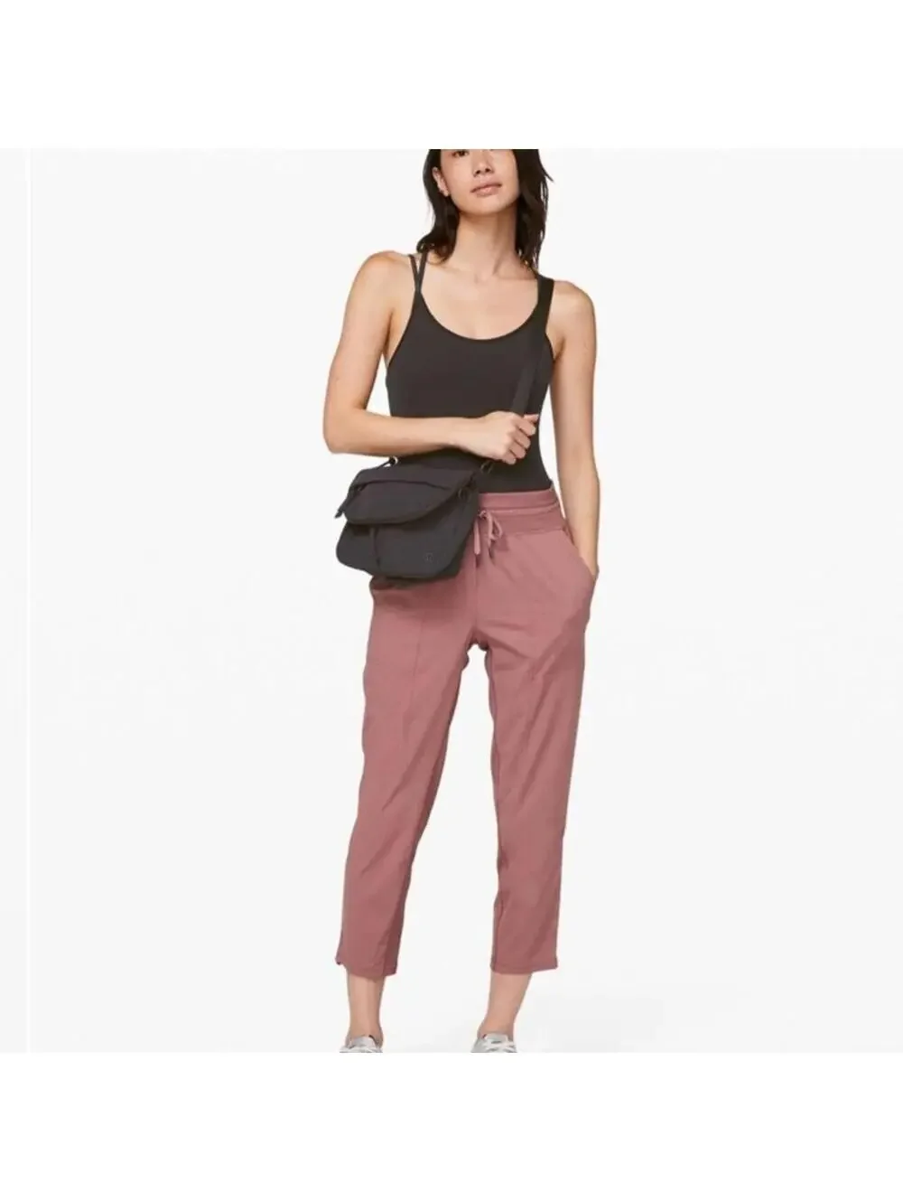 Lululemon Women's Dance Studio Crop Pants Red Dust 2 Yoga